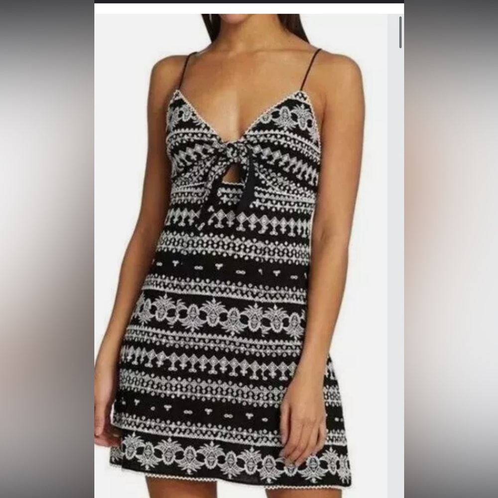 Alice + Olivia Embroidered Roe Dress